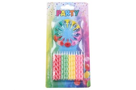 Svíčky 24ks se stojánkem