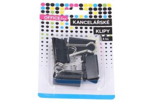 Klip kancelářský 4 ks, 32 mm