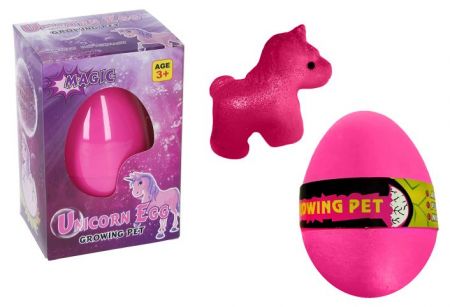 Vejce rostoucí jednorožec 12 cm