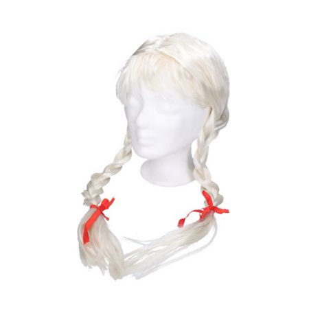 Paruka blond s copánky pro dospělé