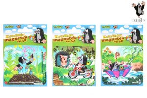 Magnet 3D Krtek 8cm /3 druhy