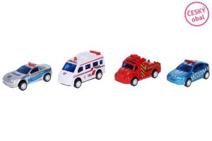 Auta Akce na dálnici 4 ks 6 cm