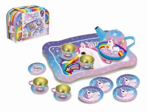 Čajový set kufřík jednorožec 25 x 19 x 10 cm