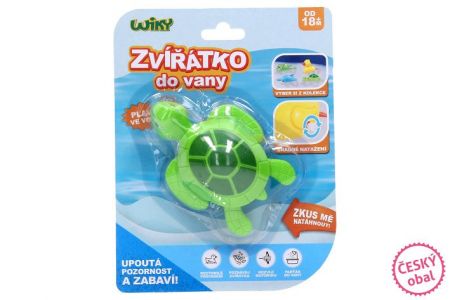 Želva natahovací do vany 10 cm - český obal