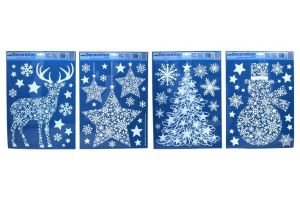 Dekorace okenní 41x29 cm VÁNOCE