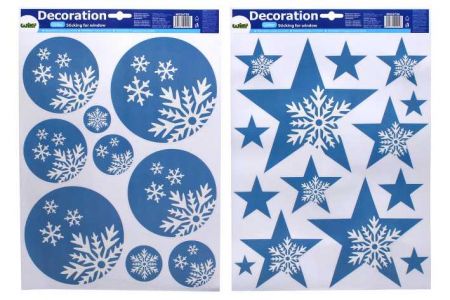 Dekorace okenní 41x29 cm VÁNOCE