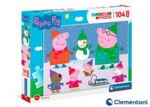 Clementoni - Puzzle Maxi 104 Prasátko Peppa