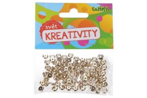 Zlaté korálky 6x3 mm - 100ks