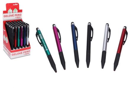 Gelové pero + stylus