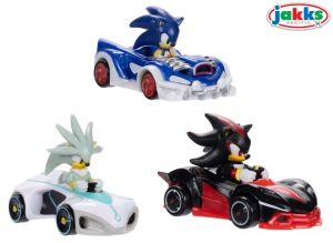 Sonic Auto kov/plast 7 cm 1:64 - Wave 7