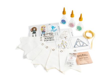 Batikovací sada - vlaječky Harry Potter