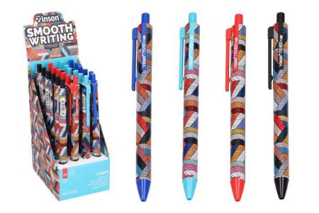 Propiska 0,5 mm (modrá náplň) hybrid ink 4 provedení