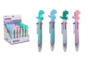 Pero s ozdobou vícebarevné (6barev) Dinosaur