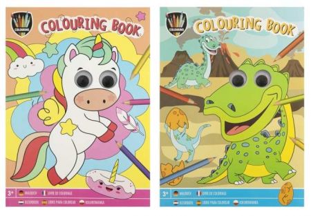 Omalovánky s pohyblivými očíčky