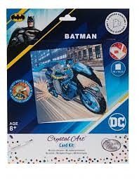 Crystal Art pohlednice - Batman, 18x18cm