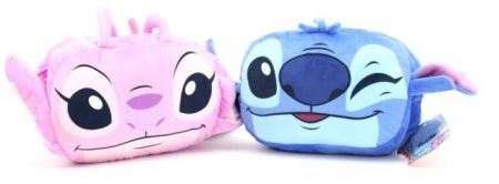 Plyšový polštářek s otvorem na ruce Stitch/Angel
