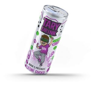 Tary Drink perlivá voda s příchutí lesní ovoce - 0,25l