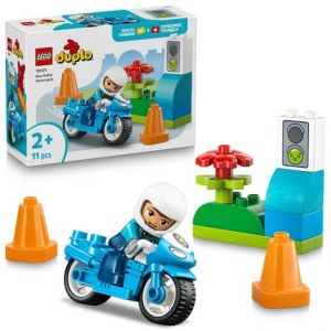 LEGO® 10471 DUPLO® Modrá policejní motorka