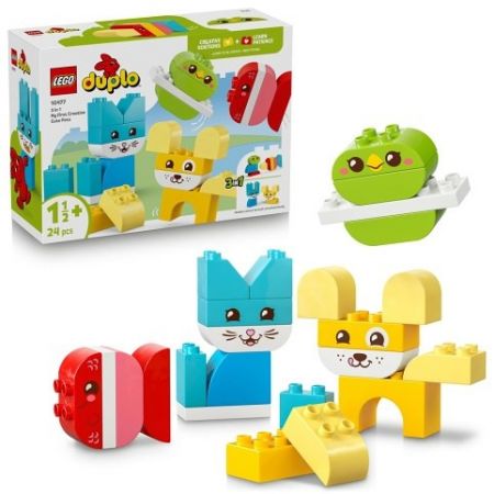 LEGO® 10477 DUPLO® Roztomilí kreativní mazlíčci 3 v 1