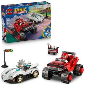 LEGO® 77118 Sonic the Hedgehog™Silver a jeho auto vs. Knuckles a jeho monster truck