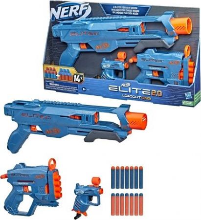 Nerf Elite 2.0 Loadout Pack – sada 3 blástrů + šipky