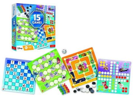 Sada 15 společenských her Disney