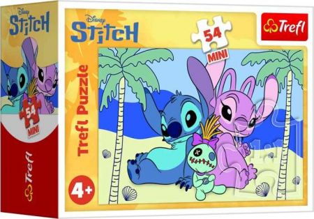 Puzzle mini Stitch a jeho svět 54 dílků
