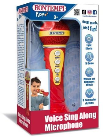 Karaoke mikrofon se světelnými efekty