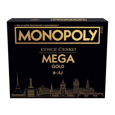 Společenská hra Monopoly Mega Gold Česká Republika