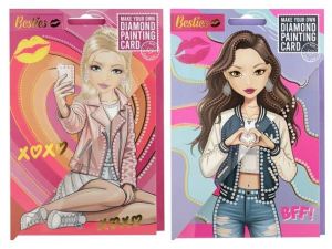 Diamantové malování - Přáníčka Besties