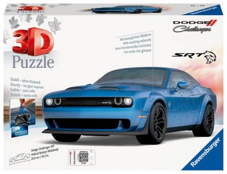 Puzzle 3D Dodge Challenger SRT Hellcat Widebody 108 dílků