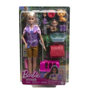 Barbie panenka zachraňuje zvířátka - blondýnka