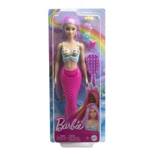Barbie pohádková panenka s dlouhými vlasy - mořská panna