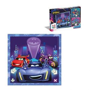 Puzzle 3x48 dílků Square Batwheels