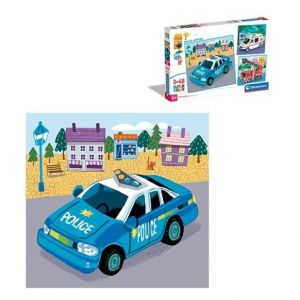 Puzzle 3x48 dílků Záchranářská vozidla