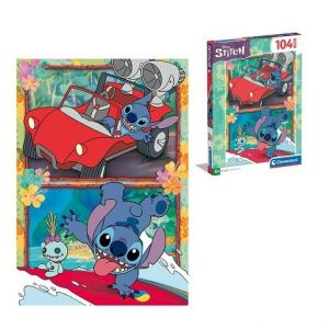 Puzzle 104 dílků super Disney Stitch