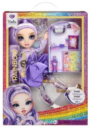 Rainbow High Sparkle &amp; Shine Fashion panenka - Viola