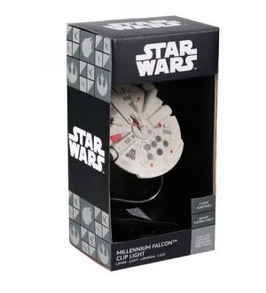 Star Wars Millenium Falcon lampa na knihu