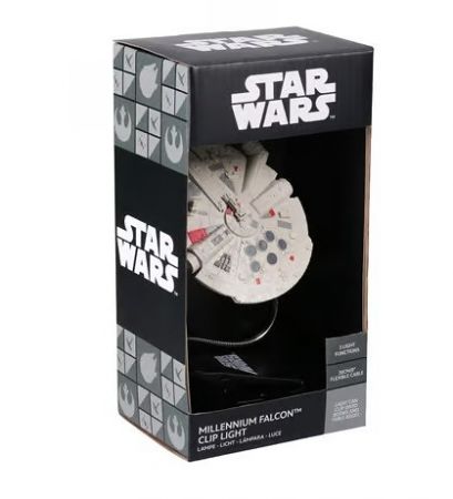 Star Wars Millenium Falcon lampa na knihu