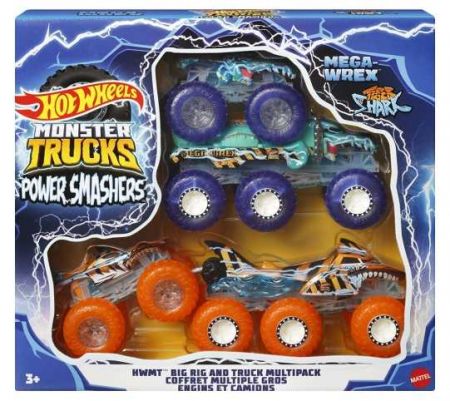 Hot Wheels monster trucks power smashers tahač a truck