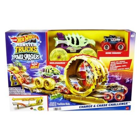 Hot Wheels monster trucks power smashers dráha masivní destrukce
