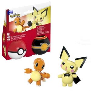 Mega Pokémon Poké ball - Charmander &amp; Pichu