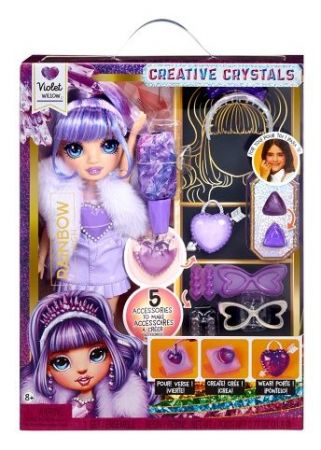 Rainbow High Creative Crystals panenka - Violet Willow