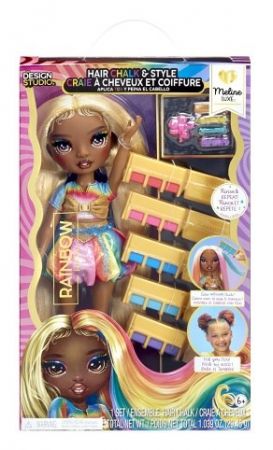 Rainbow High Panenka s křídami na vlasy - Meline