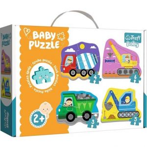Puzzles - Baby Classic - Vozidla na staveništi