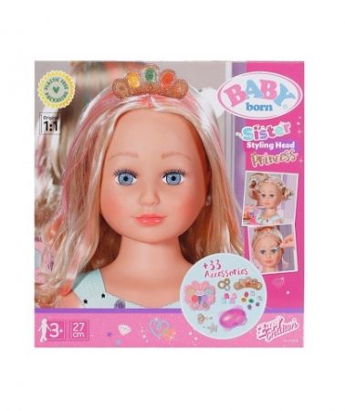 Starší sestřička BABY born Česací hlava