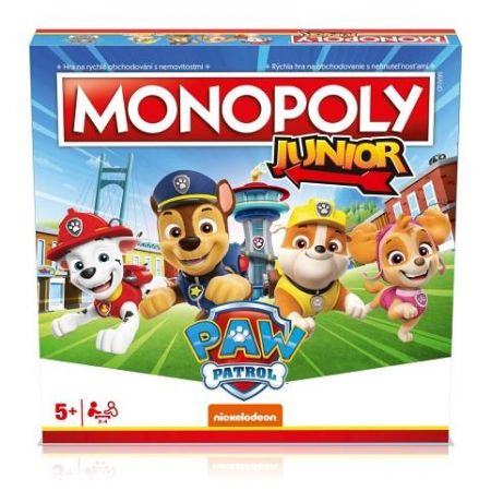 Společenská hra Monopoly Junior Tlapkova Patrola