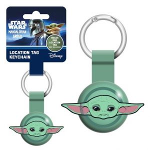 Mandalorian a Grogu klíčenka na lokátor