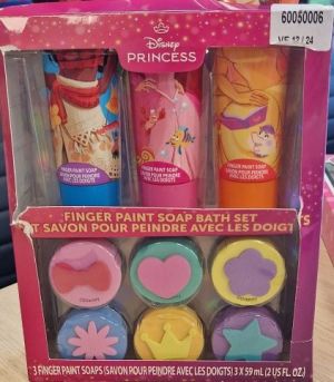 Barvy do vany s razítky Ledové království