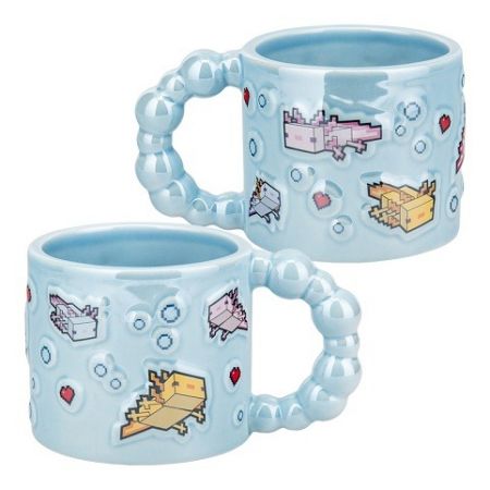 Minecraft hrnek Axolotl